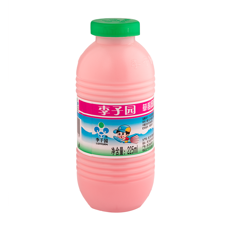 草莓風(fēng)味乳飲料，單瓶?jī)艉?25ml